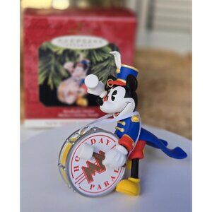 Mickey Mouse Drummer Vintage Hallmark Keepsake Christmas Ornament 1997 Holiday P
